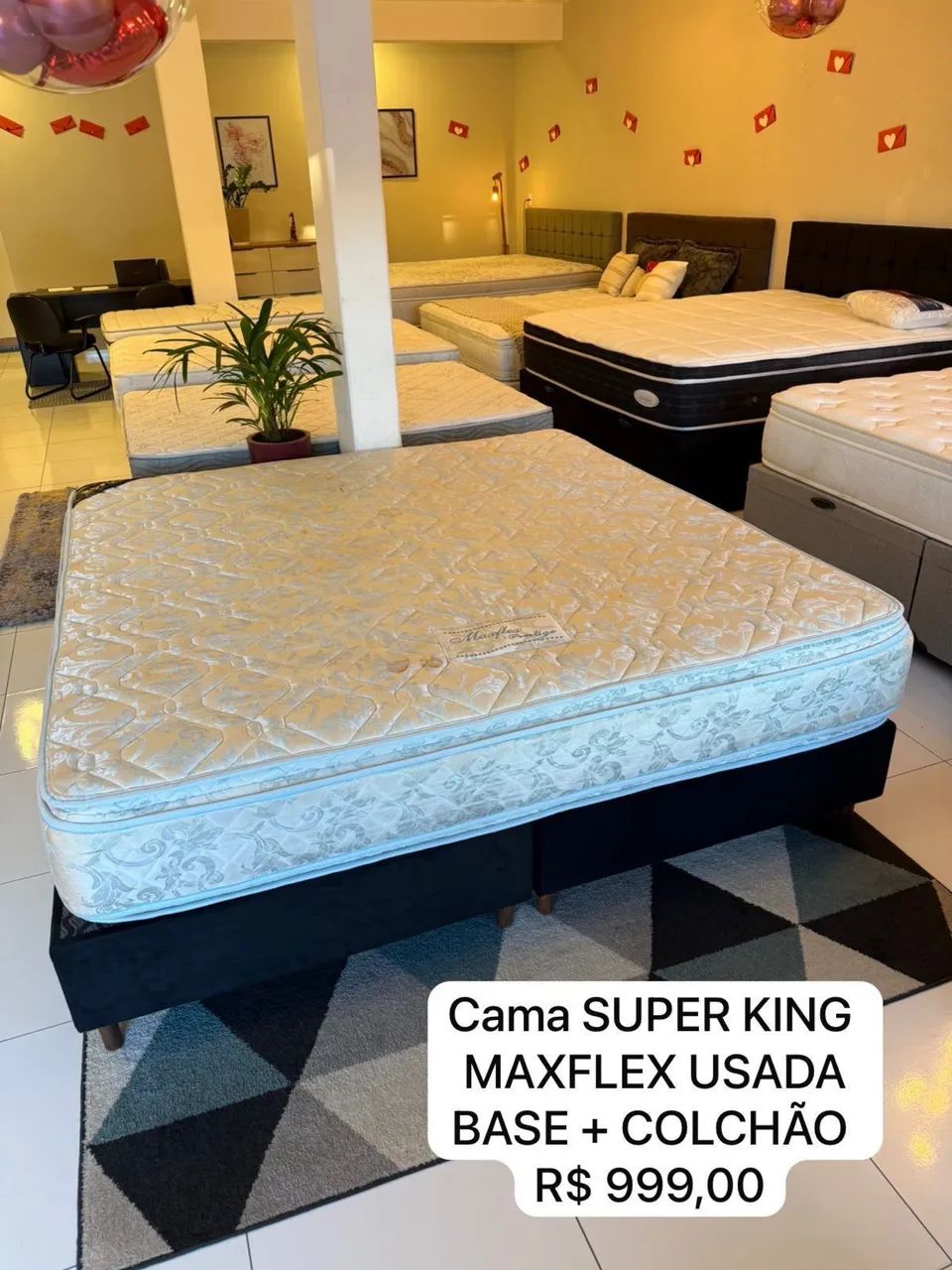 Cama box Super King MAXFLEX USADA - ENTREGO 