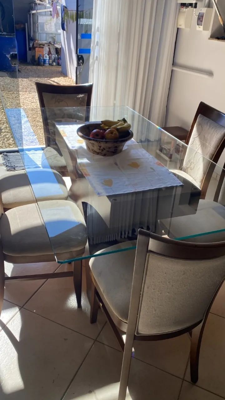 Mesa de jantar com 6 cadeiras - Foto 2