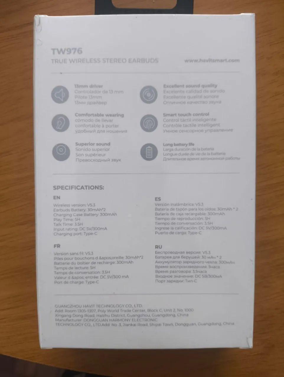Fone Bluetooth Havit TW976 Branco - Som HD e Conforto - Foto 2