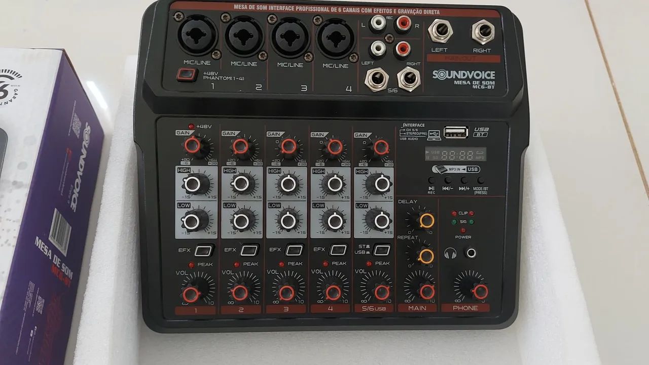 Mesa De Som Soundvoice Mc6 - Foto 2