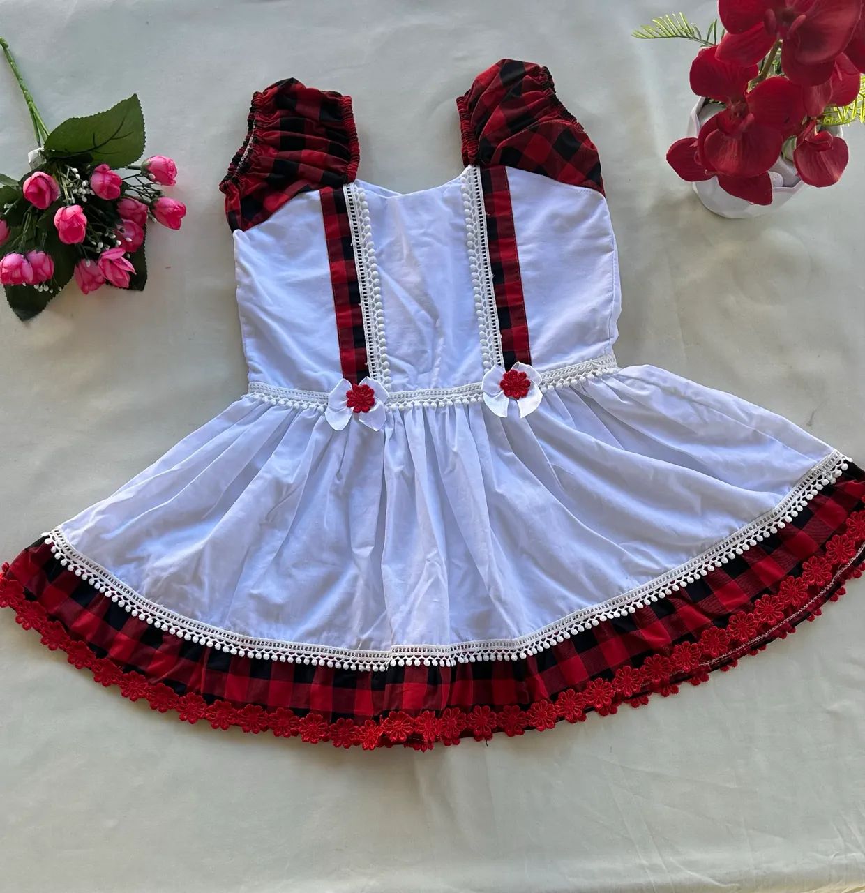 Vestidos infantis (3 meses a 3 anos) - Foto 6