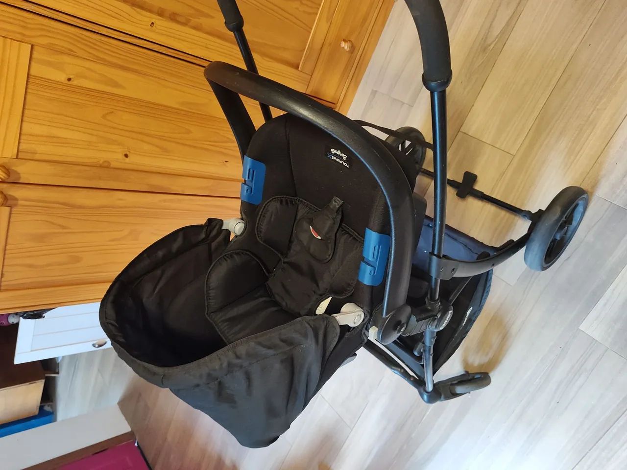 Carrinho de bebê Moisés com bebê conforto Burigotto  - Foto 5
