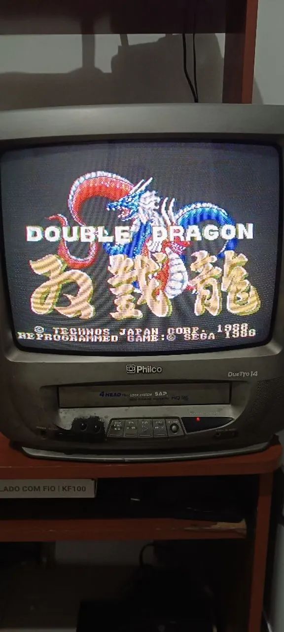 Fita Double dragon master system com manual - Foto 2