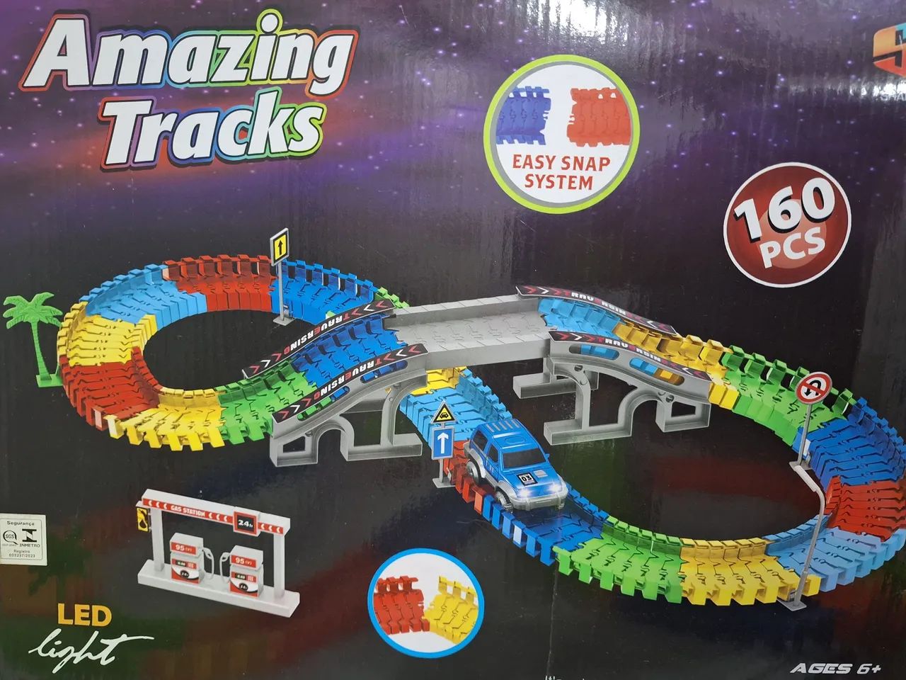 Pista de carrinho completa e hot wheels  - Foto 4