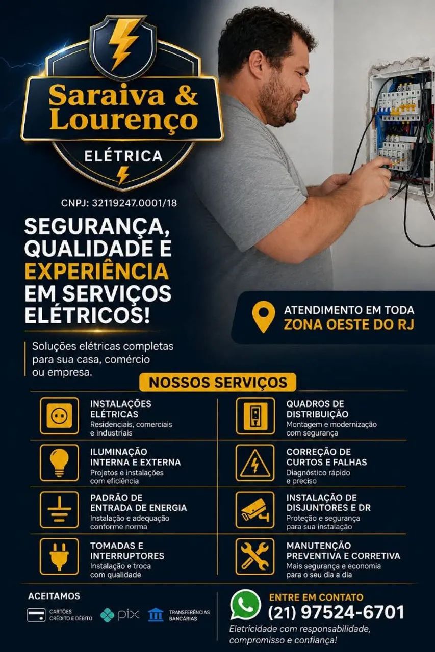 Eletricista Fabio Saraiva - Foto 2