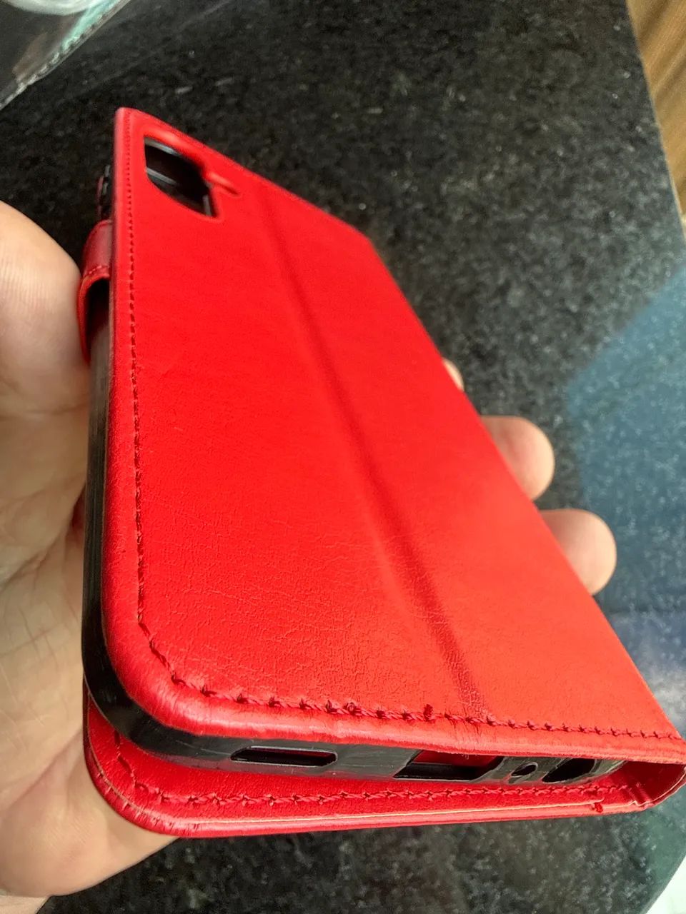 Capa de couro ecológico Galaxy A15 5G - Foto 4