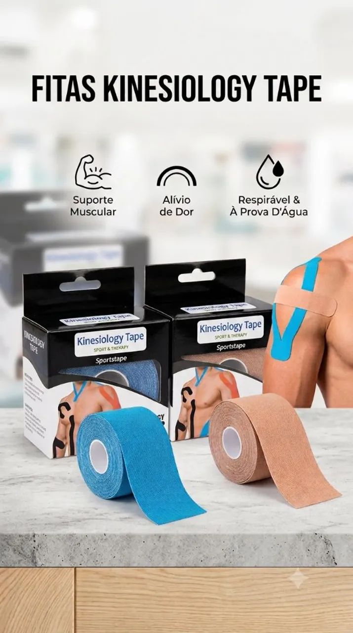Kinesiology Tape - kit com 2