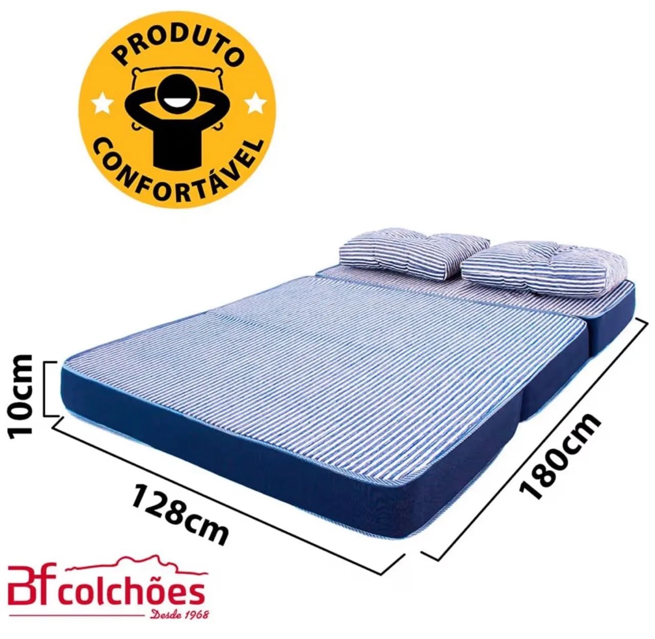 Sofá cama colchonete casal - Foto 4