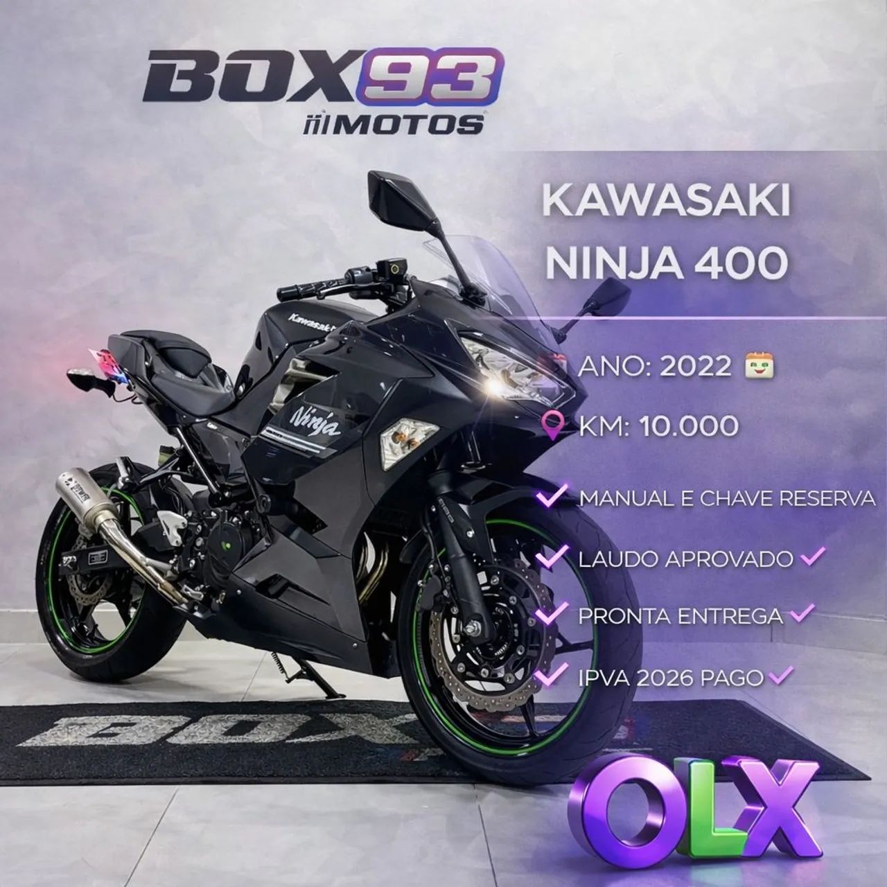 Kawasaki 400 2022 - 1485224610 | OLX