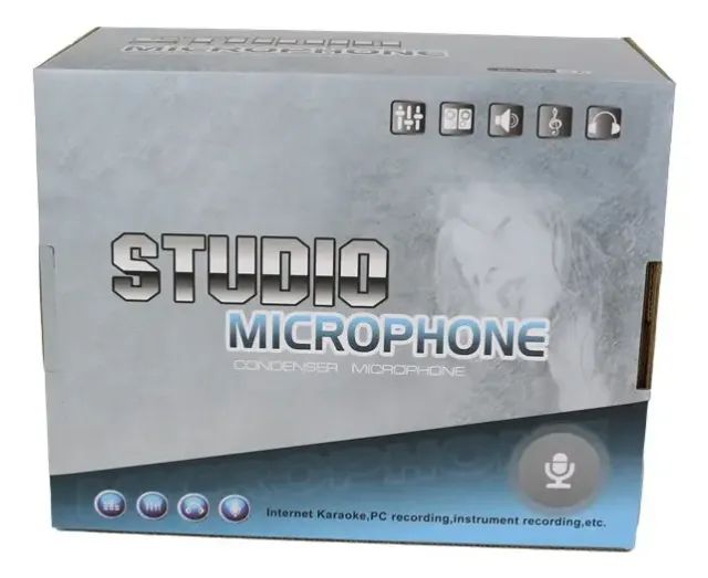 Microfone Condensador Soundvoice Cs-01 Cor Dourado - Foto 4