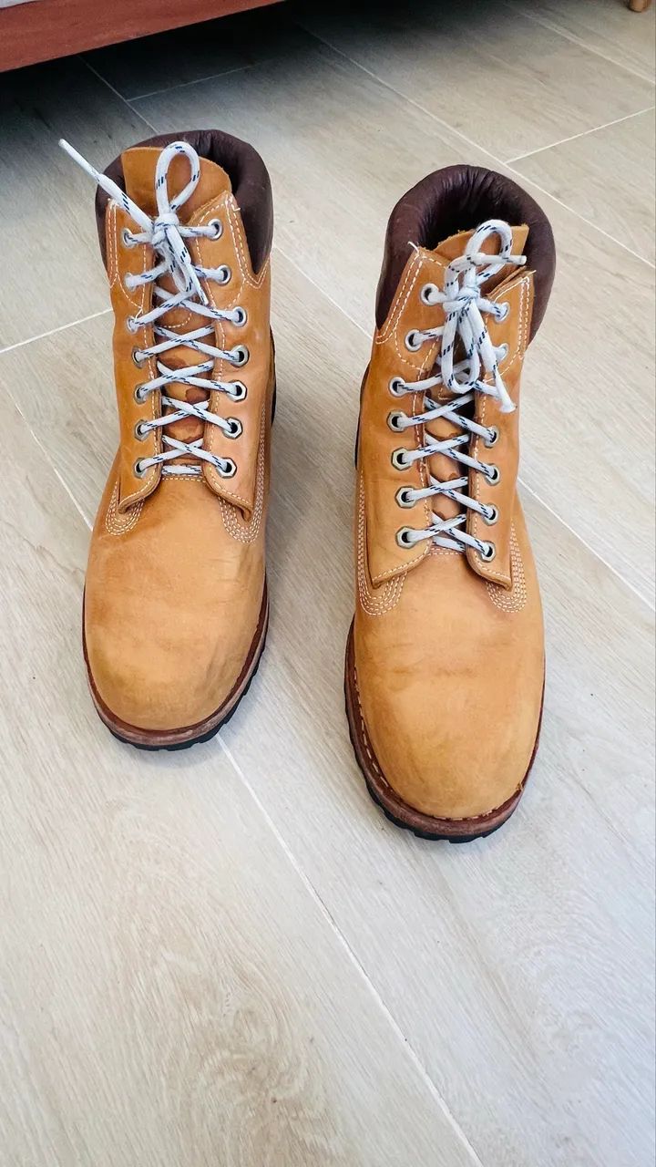 Coturno couro Timberland. (ORIGINAL) - Foto 3