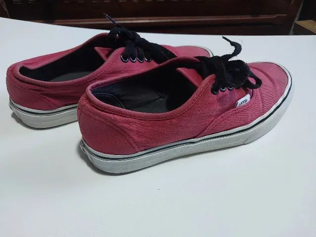 tênis vans authentic vermelho 37  - Foto 2