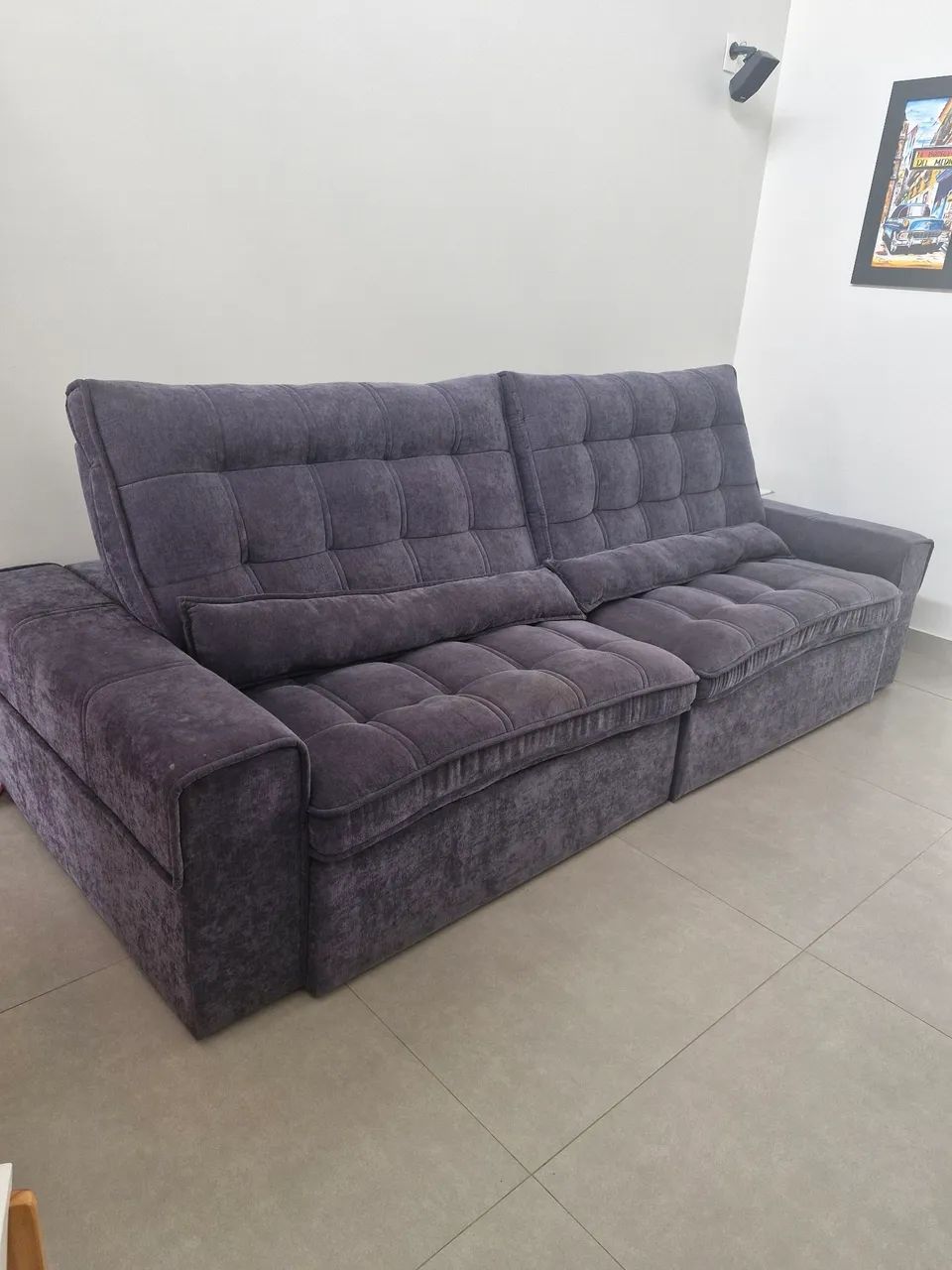 Sofá seminovo 3m - Foto 2