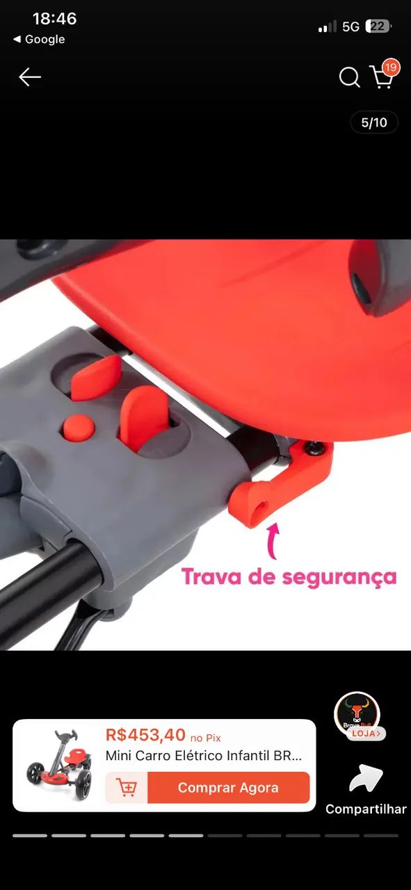 Carro Eletrico infantil - Foto 5