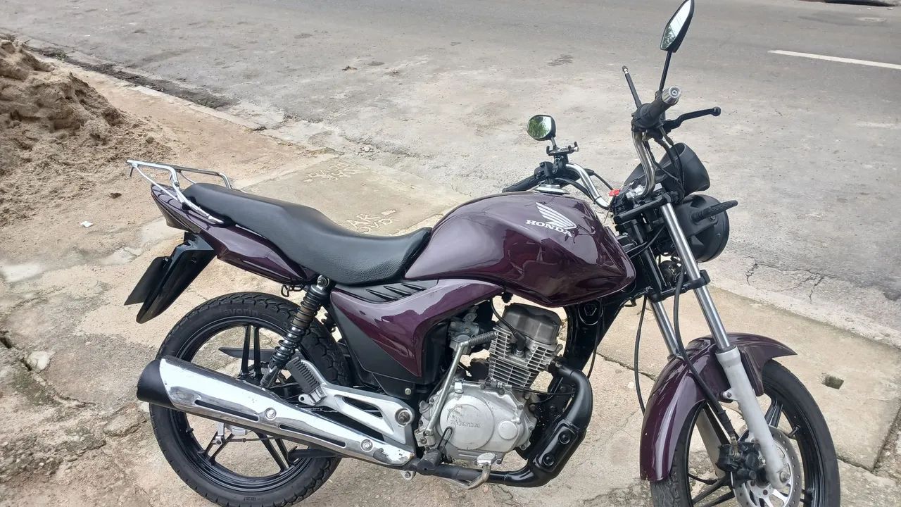 Honda 125 roxa  - Foto 2
