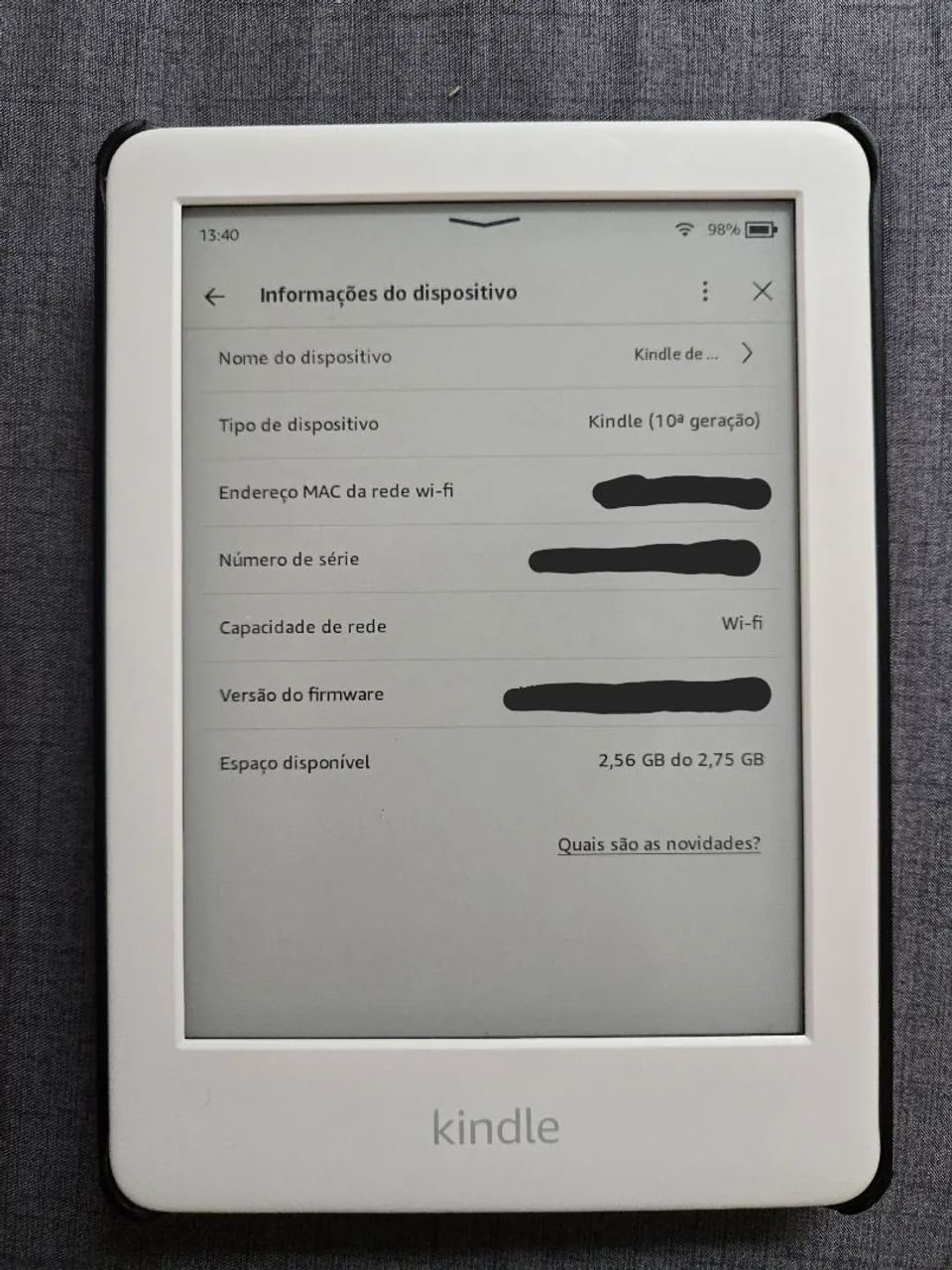 Kindle 10ª Geração Wifi + Capa de luxo - Foto 3