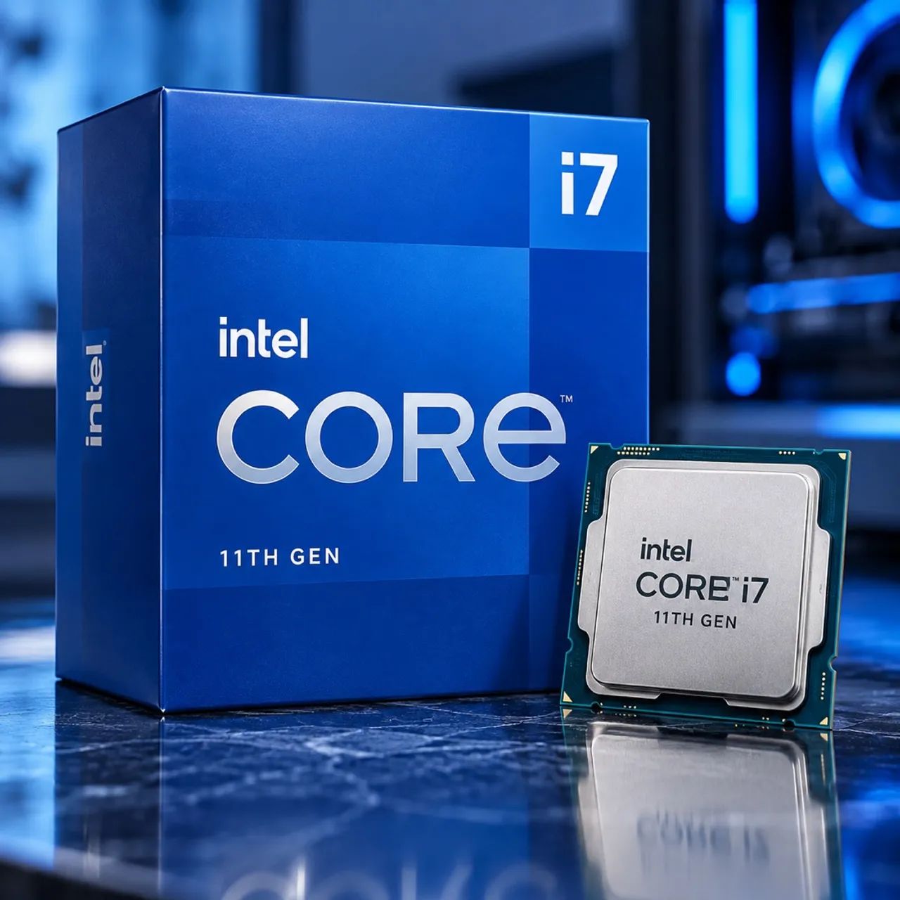 processador Intel Core i7-11700 de 11ª geração - Foto 4