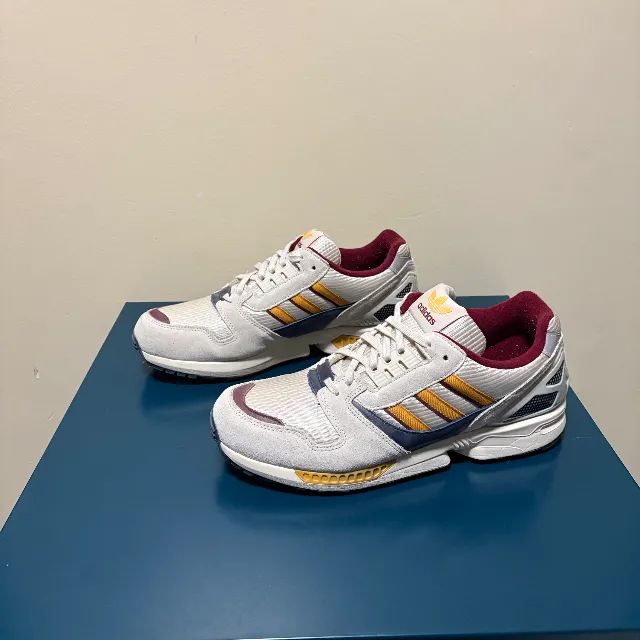 Adidas ZX 8000 Preloved Yellow Collegiate Burgundy - Calçados