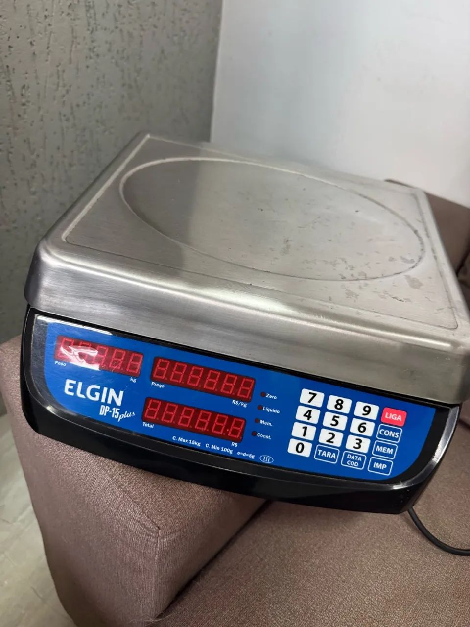 Balança Comercial Elgin DP-15 Plus 15kg Funcionando - Foto 2