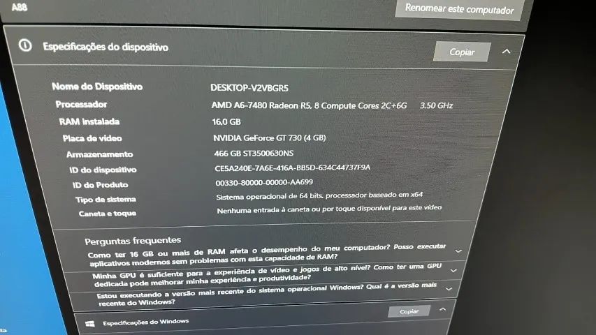 PC Gamer 16GB RAM + GT 730 | Wi-Fi 5GHz + Caixa de Som - Foto 5