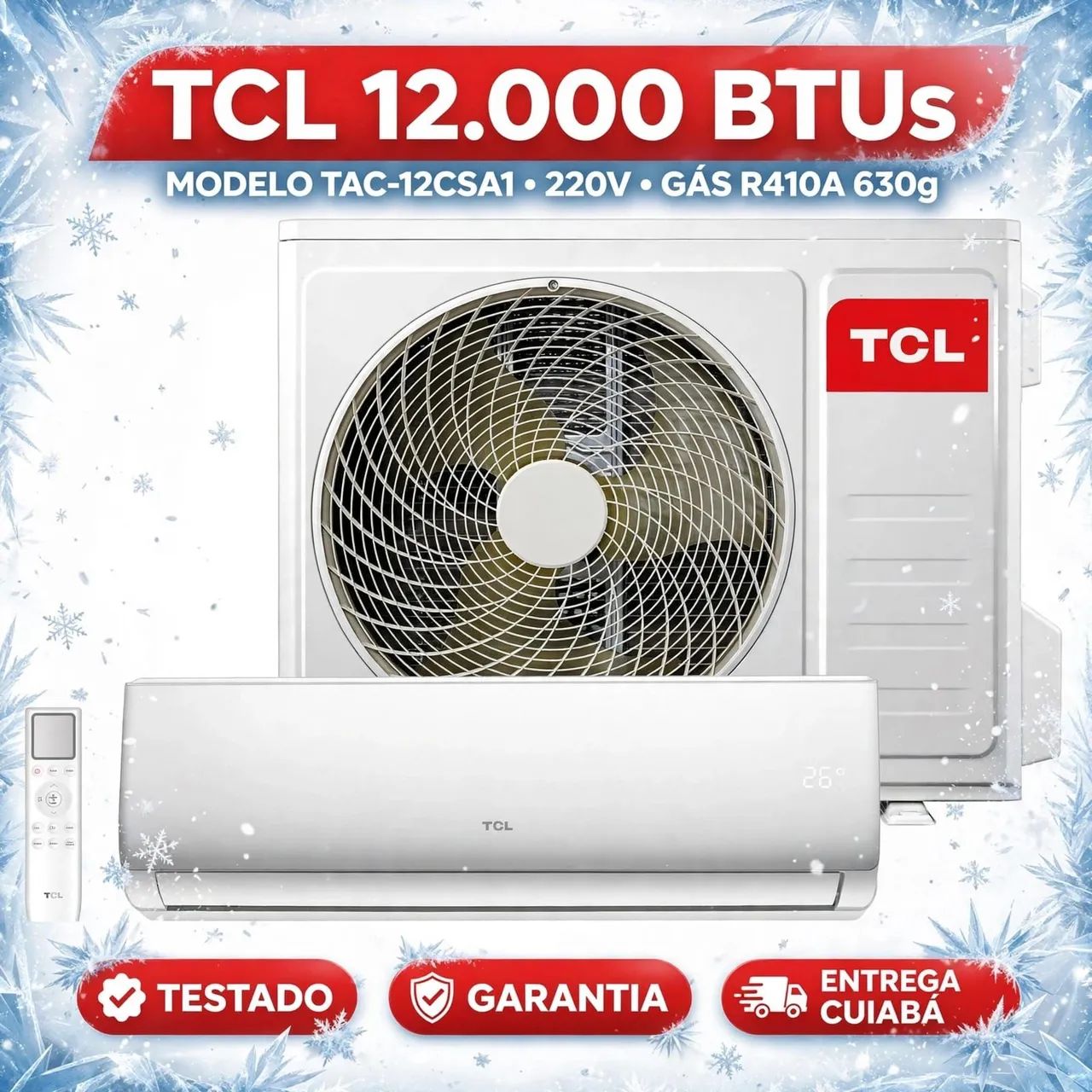 Ar condicionado 12000 BTUs 