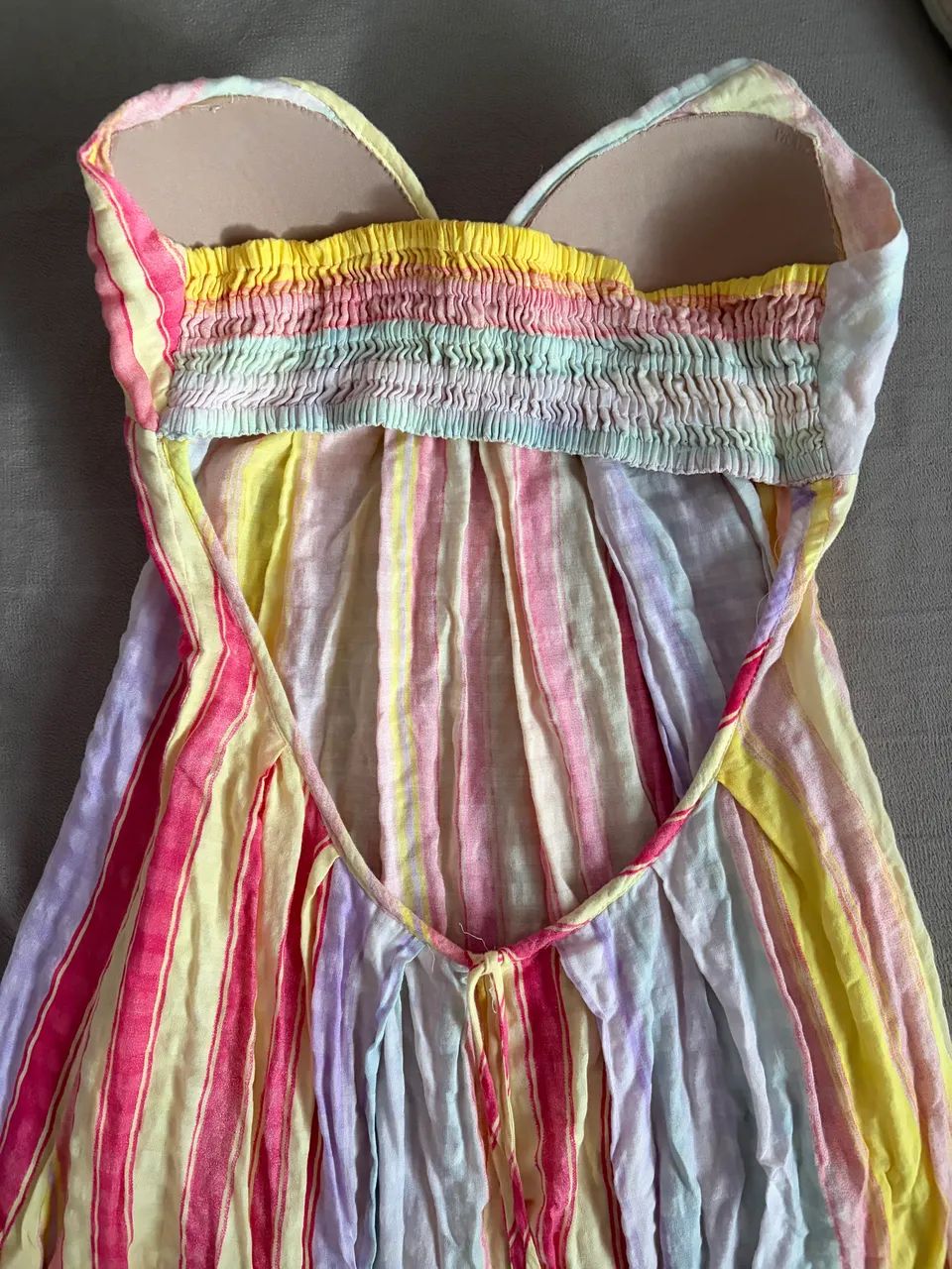 Vestido longo listrado - Foto 4