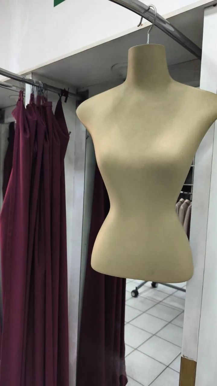 Busto(frente) com gancho de cabide