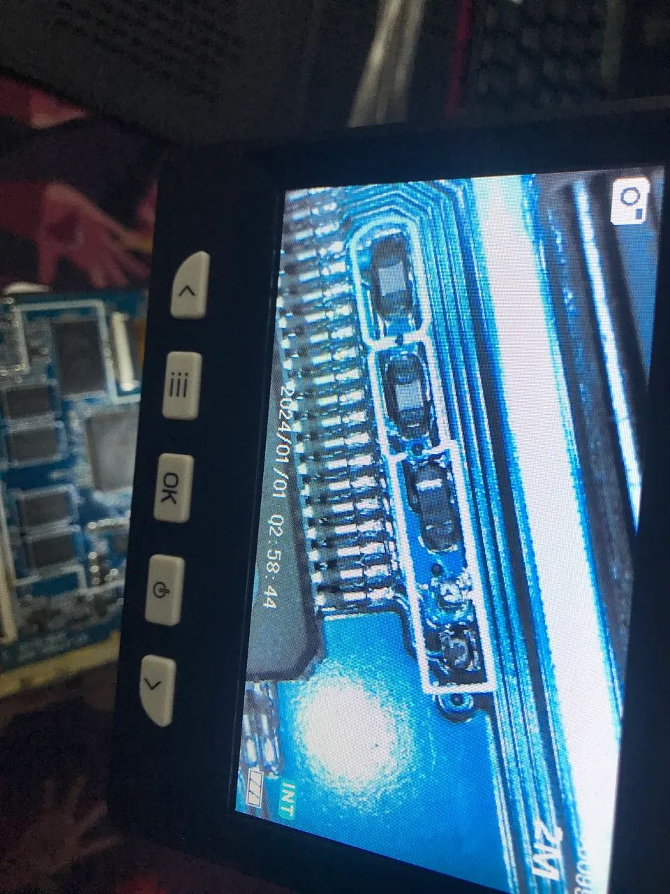 Microscópio eletrônico com tela LCD reparo telefone  - Foto 5