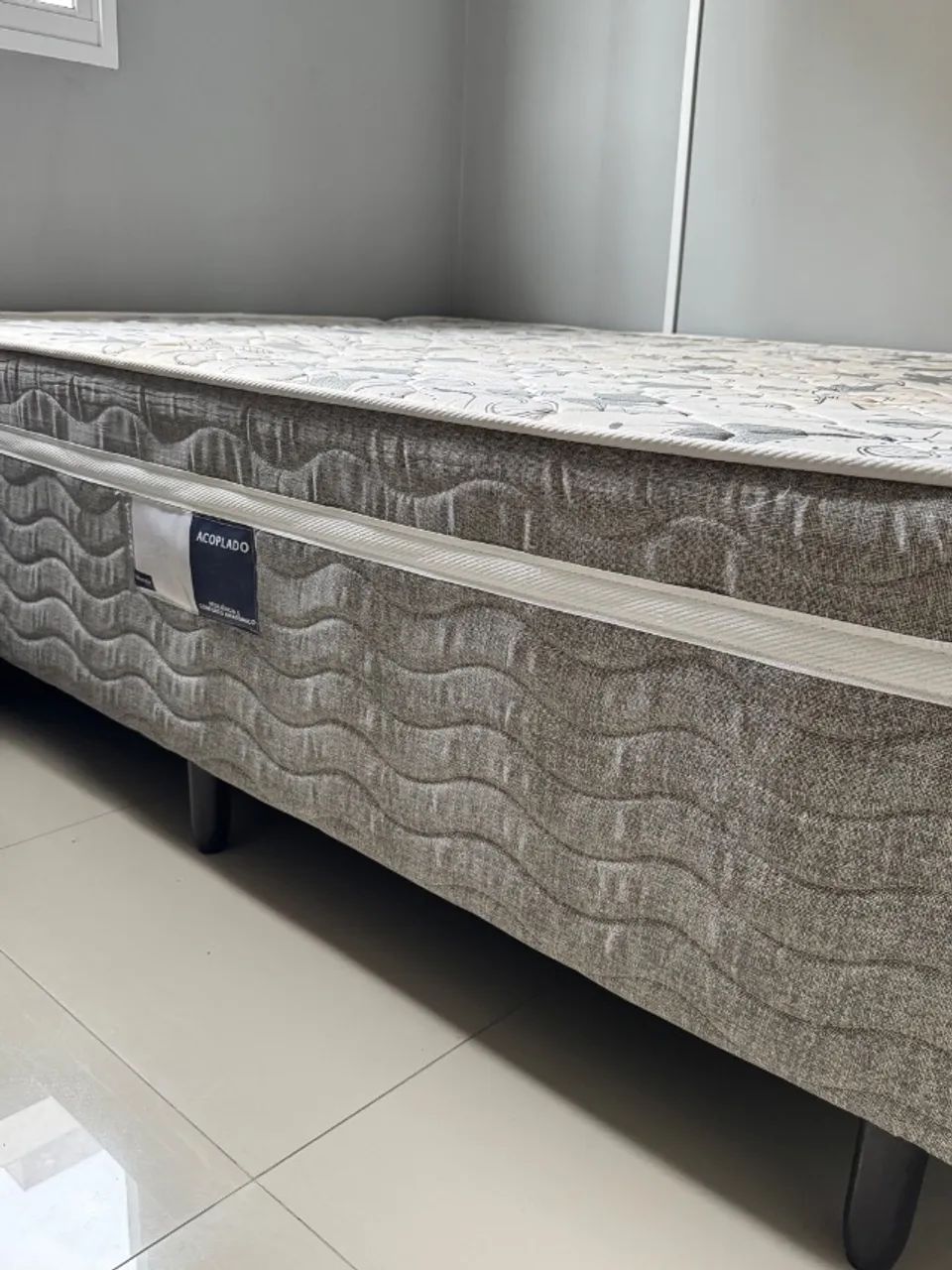 Cama Box Casal Prodormir Acoplada