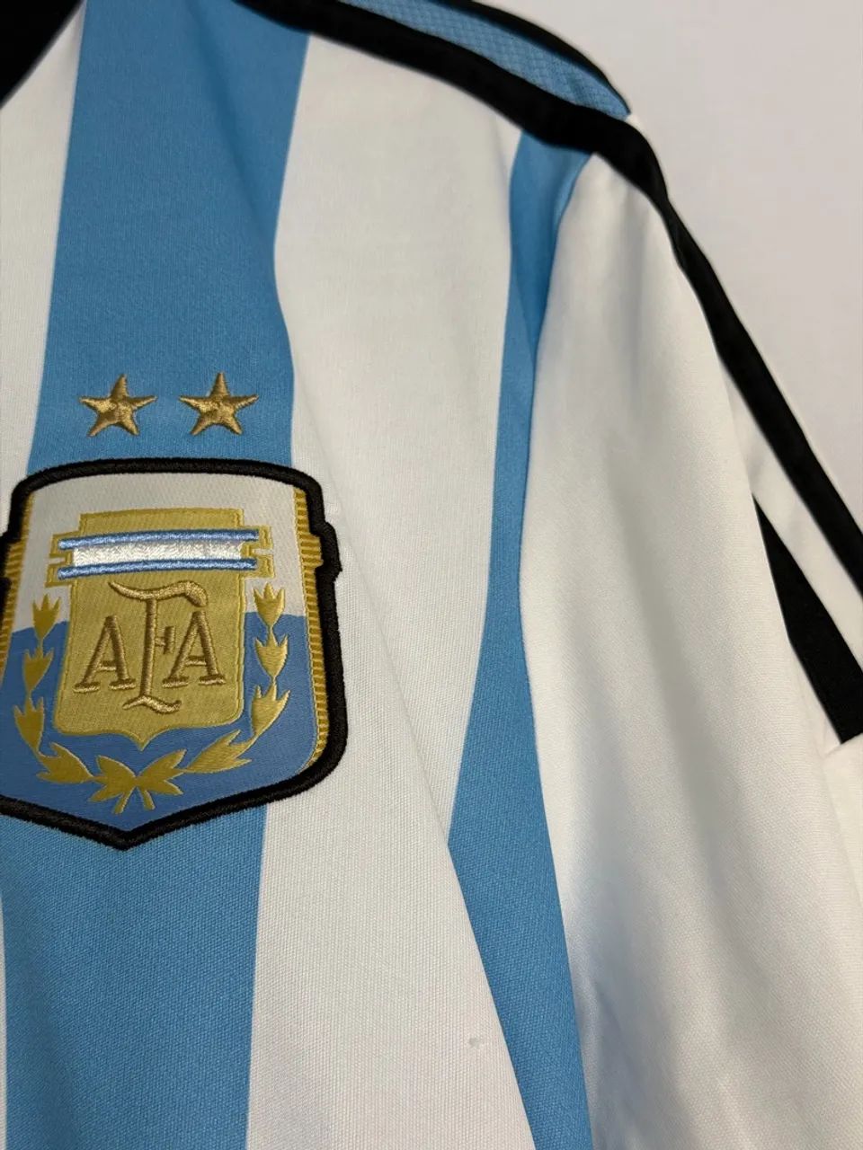 Camisa Argentina Messi copa 2014 - Foto 2
