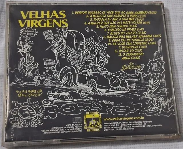 CD VELHAS VIRGENS - Senhor Sucesso P1998 - Foto 3