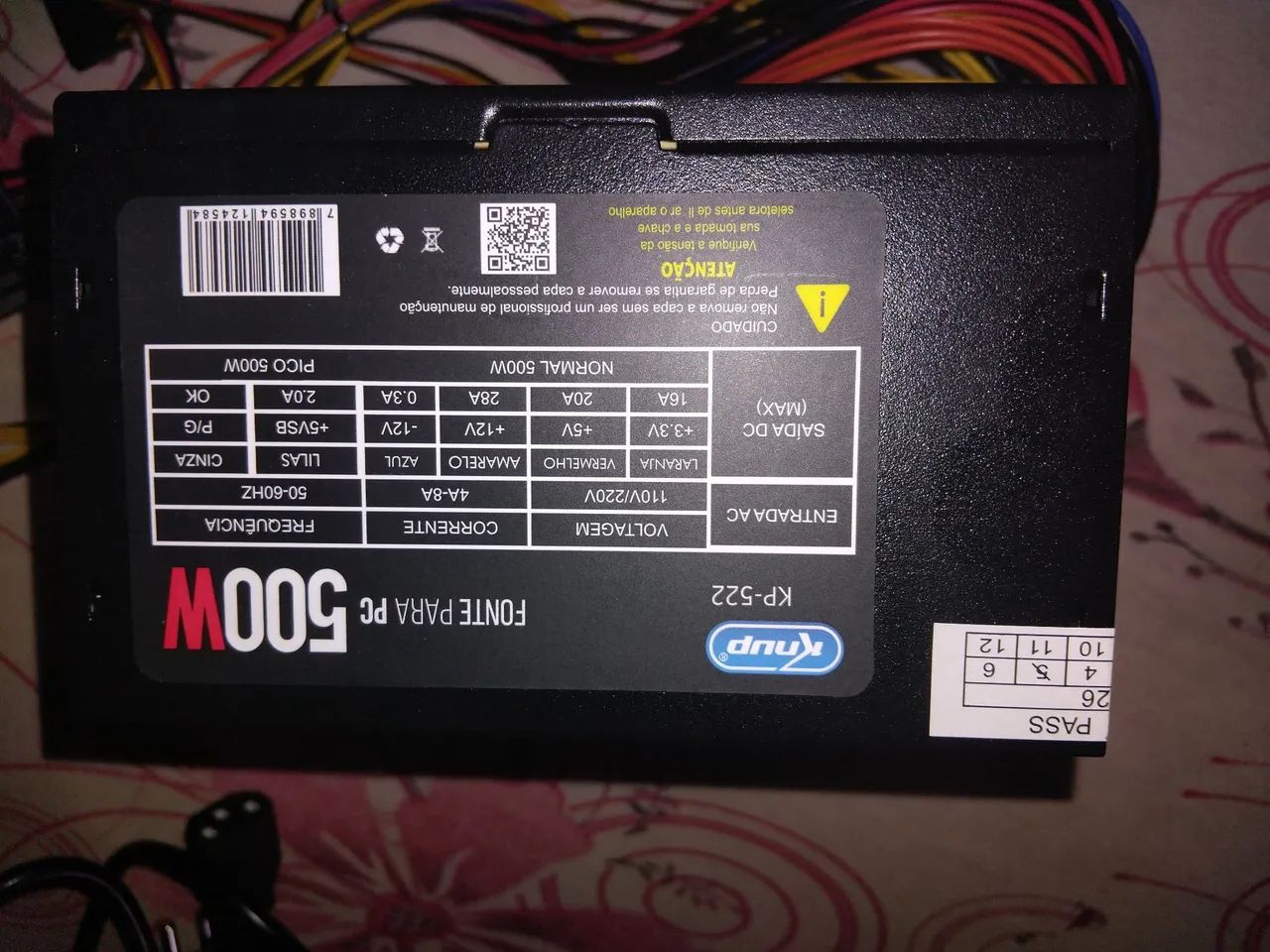 Fonte pc 500w Knup - Foto 2