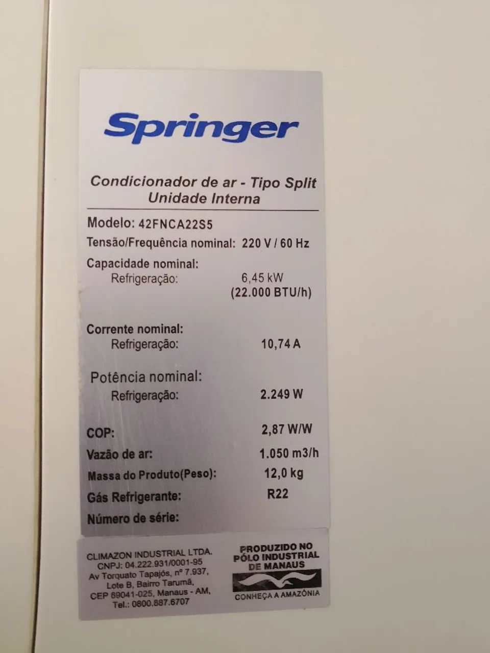 Central Springer 22 mil BTUs  - Foto 4