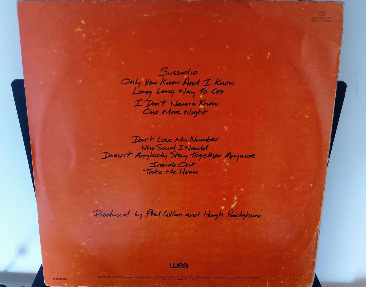 Lp Phil Collins - No Jacket Required/Sem encarte/1985/Excelente  - Foto 5