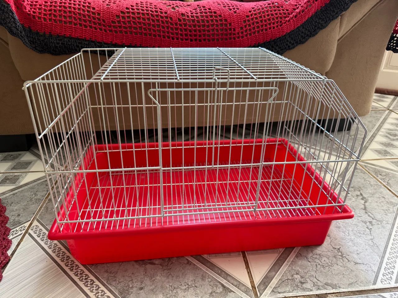 Gaiola para Coelho e Roedores com Bandeja Removível