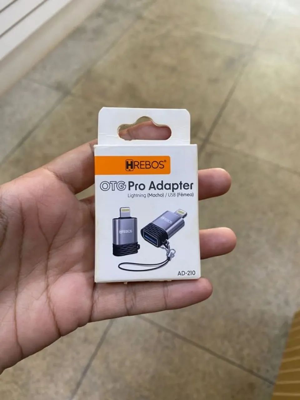 Adaptador OTG Lightning para iPhone - USB 