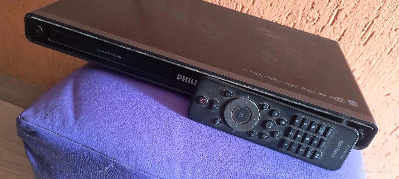 DVD Philips divx, USB , karaoke funcionando  - Foto 5