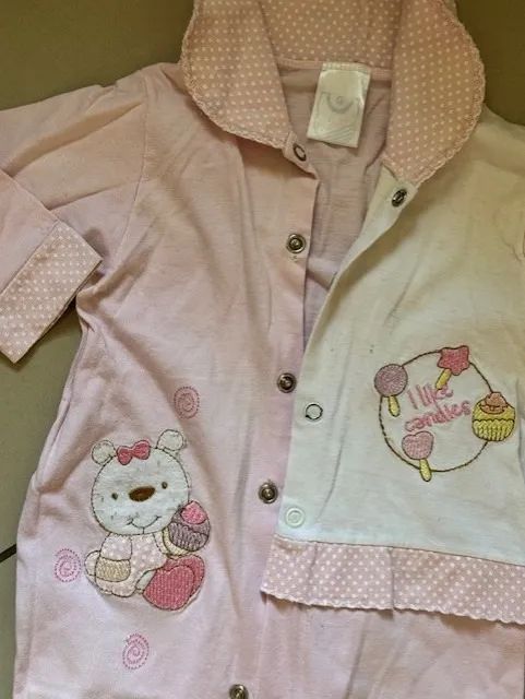 macacao G cor rosa para bebe - Foto 3