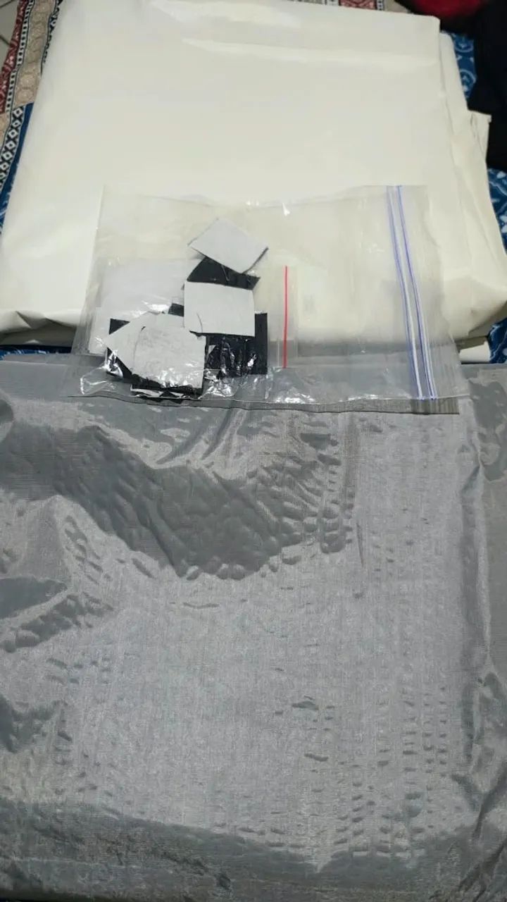Kit 2 Telas Reflexivas Urban Gate 100? 16:9 - Branca e Cinza