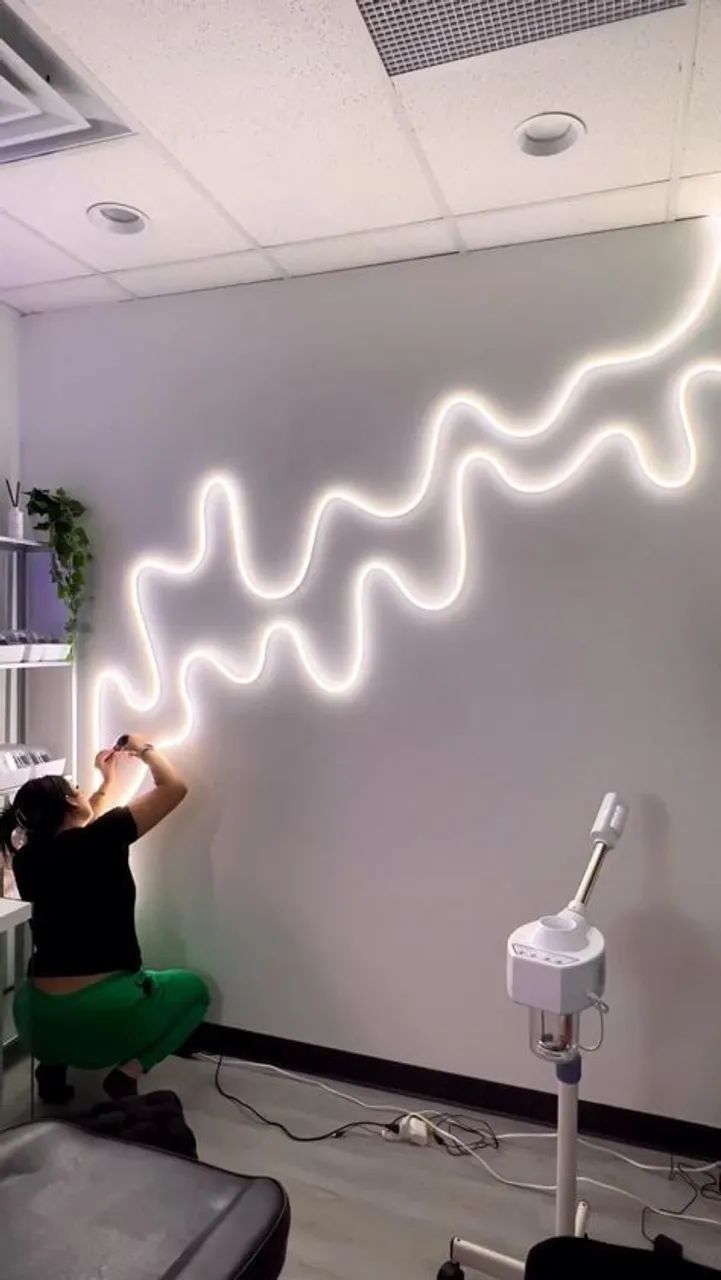 Mangueira de led néon  flexível .