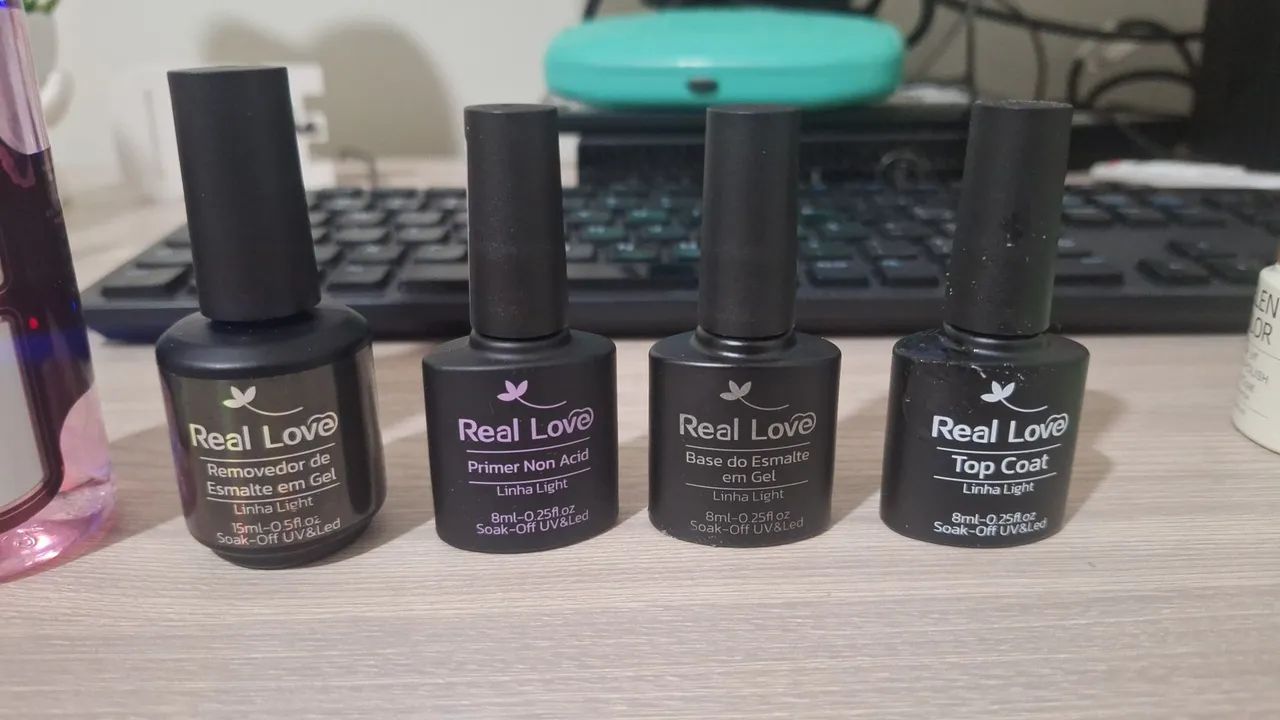 Kit completo para esmaltação em gel.