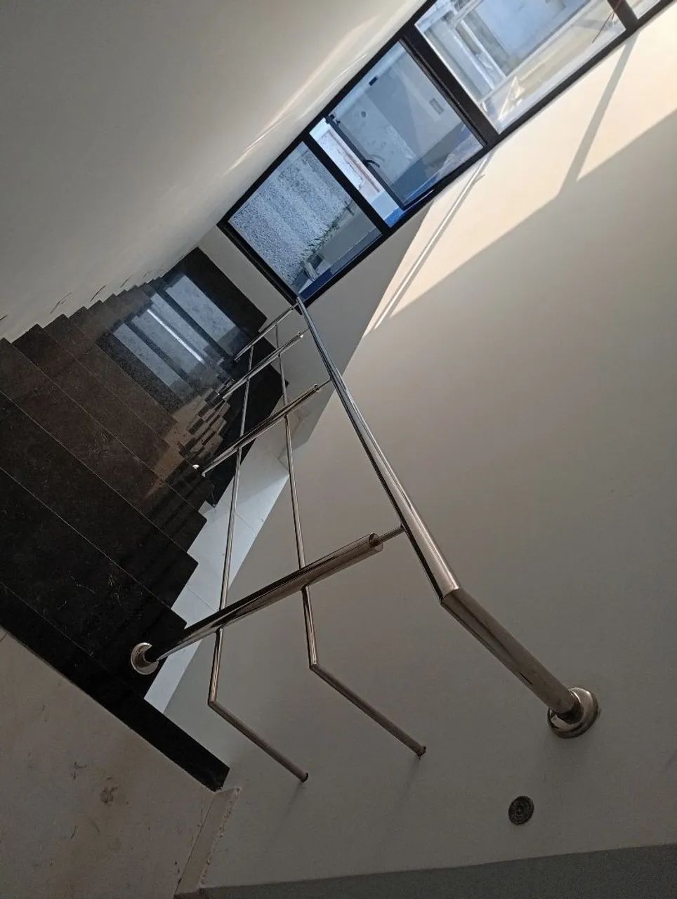 Corrimão guarda corpo em aço inox 