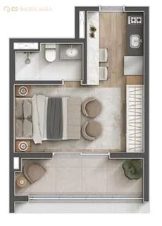 Studios (em construção) de 24 a 31 m2 na Mooca - São Paulo