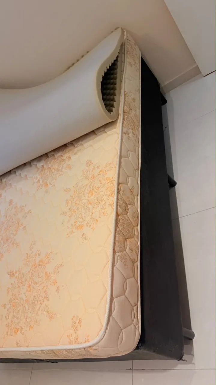 Colchão e cama box