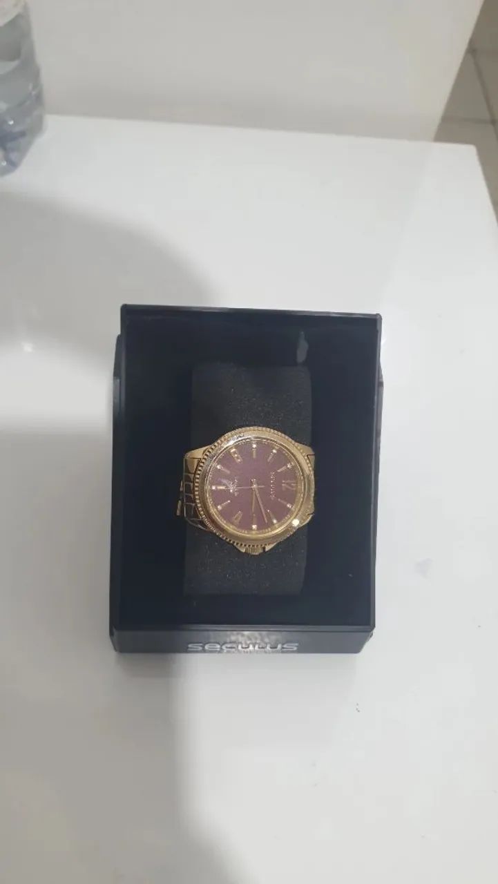 Relógio seculus modelo Long Life feminino 