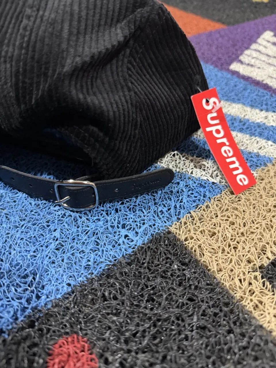Boné Supreme Corduroy Camp Veludo - Foto 4
