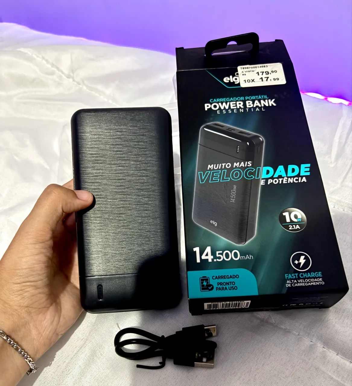 POWER BANK ELG 14.50mAh- lacrado 