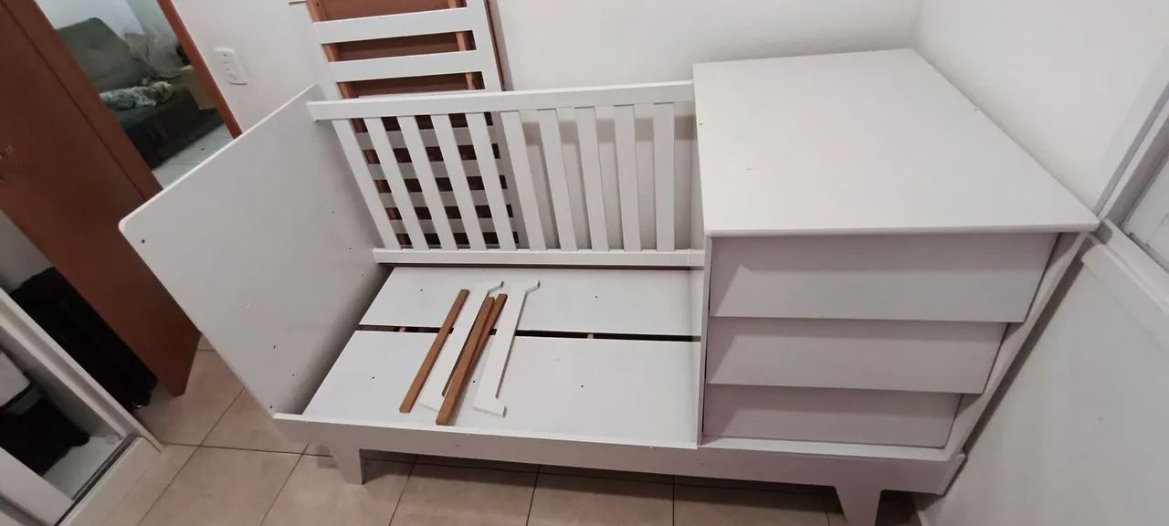 Berço cama branco - Foto 4