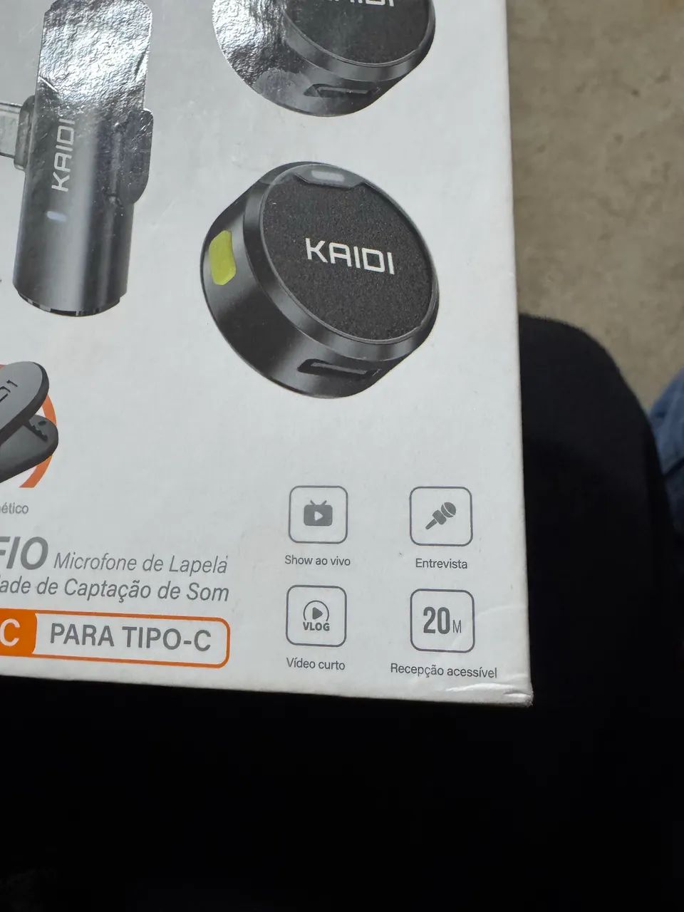 Microfone Sem Fio Kaidi  - Foto 2