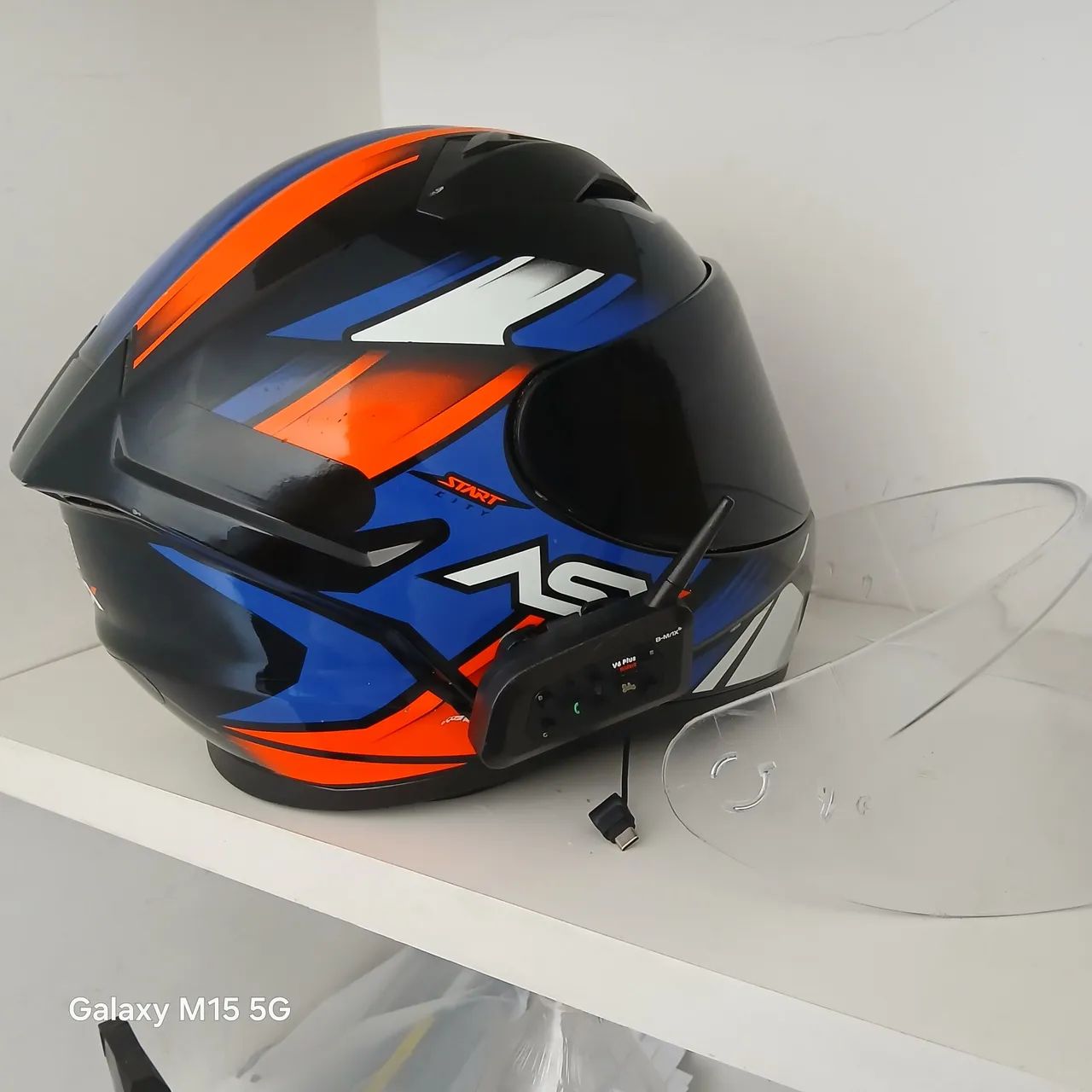 Capacete Asx com Intercomunicador 